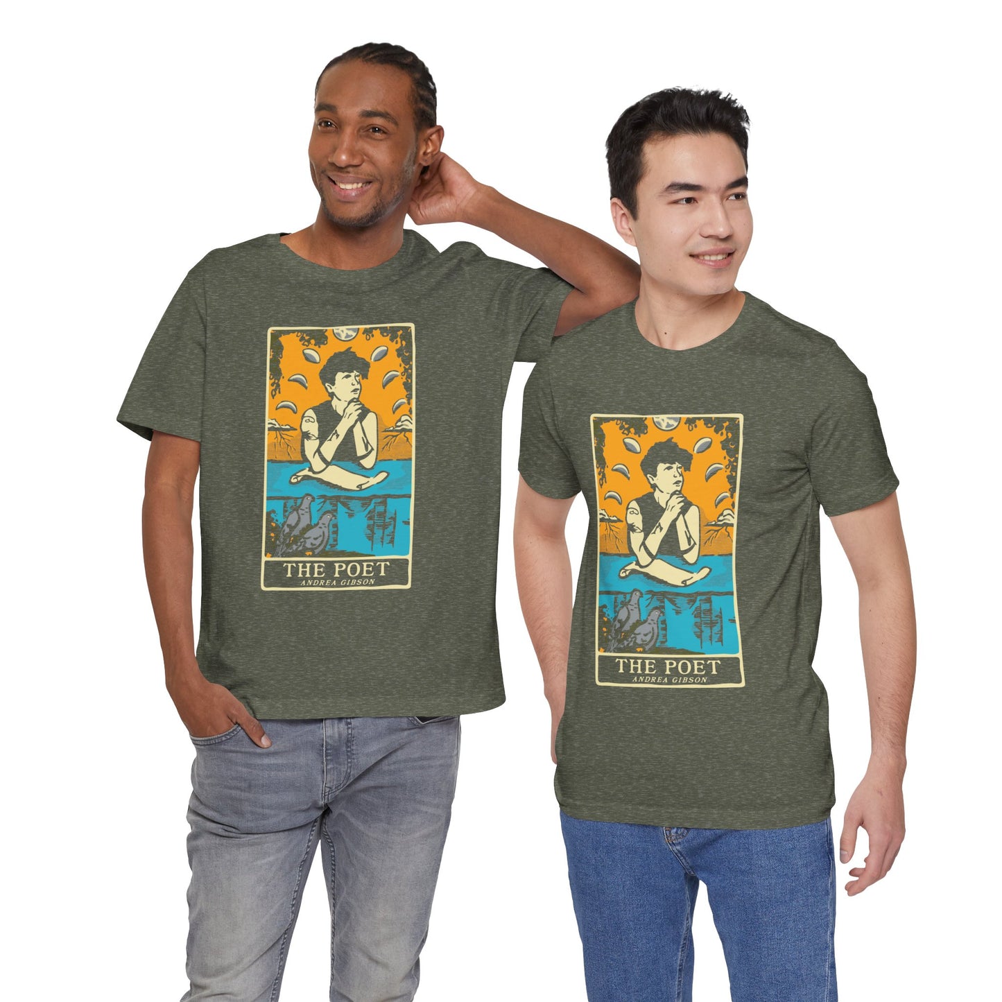 The Poet T-Shirt - Heather Green