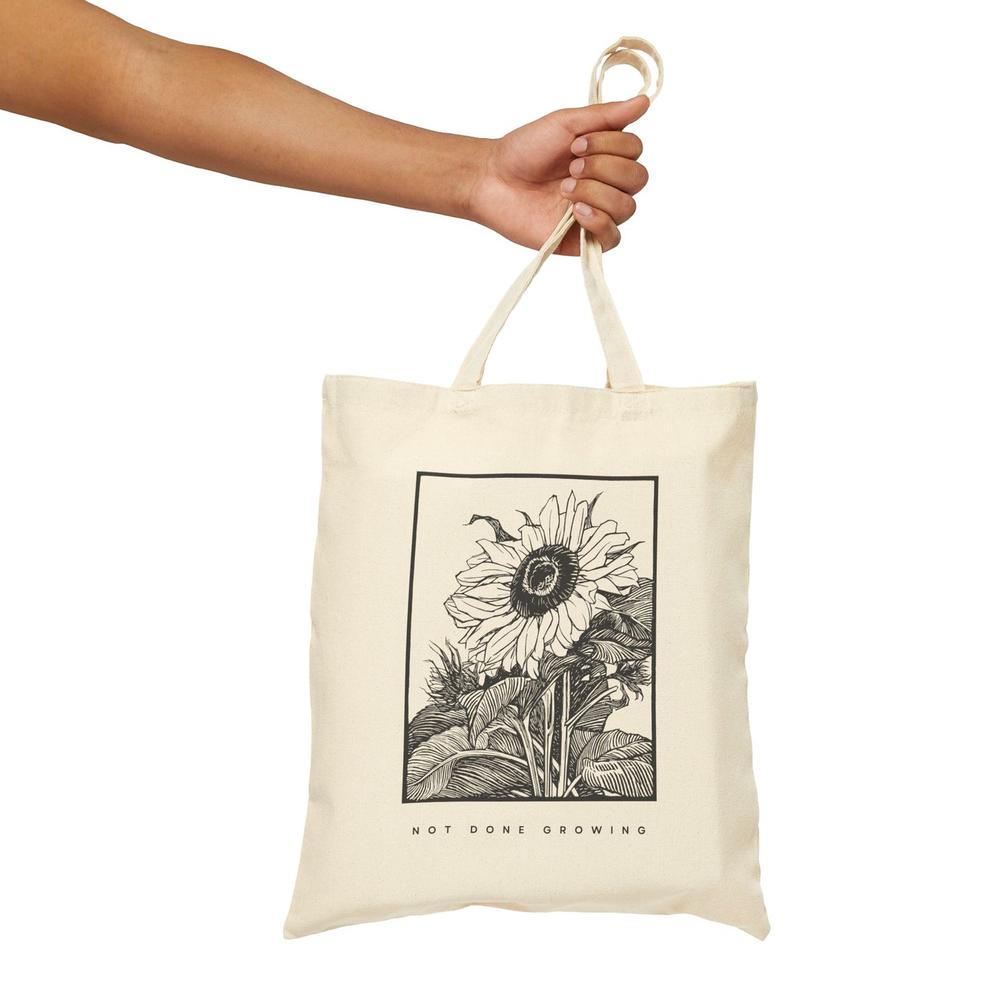 Not Done Growing Tote Bag