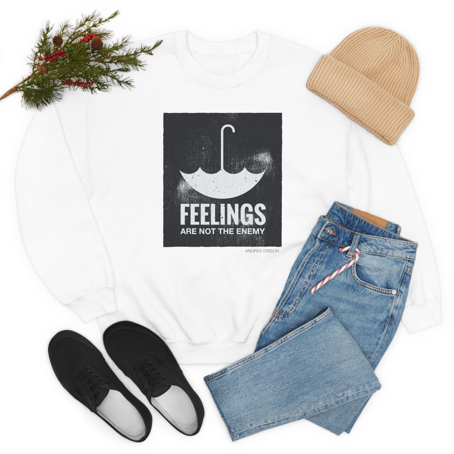 Feelings Are Not The Enemy Crewneck Sweatshirt