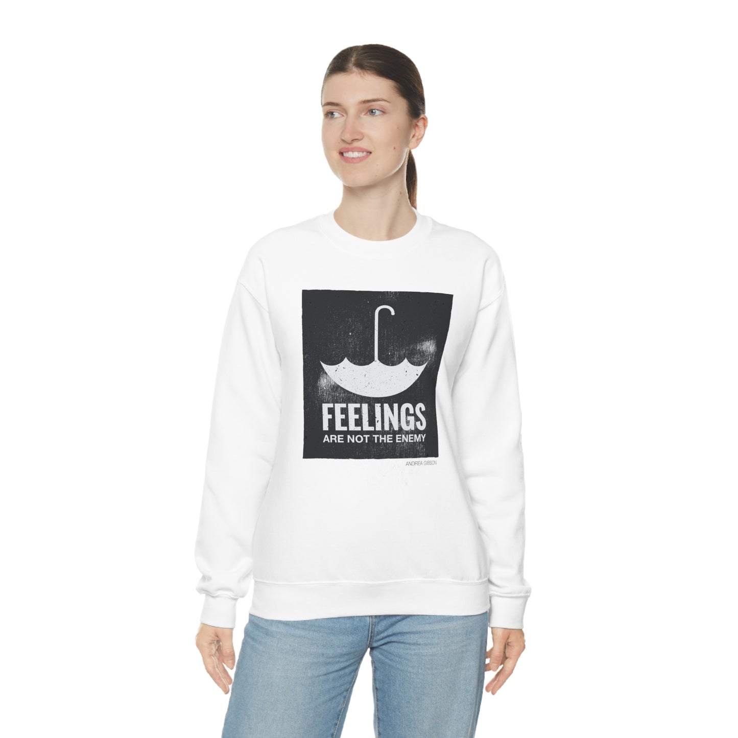 Feelings Are Not The Enemy Crewneck Sweatshirt