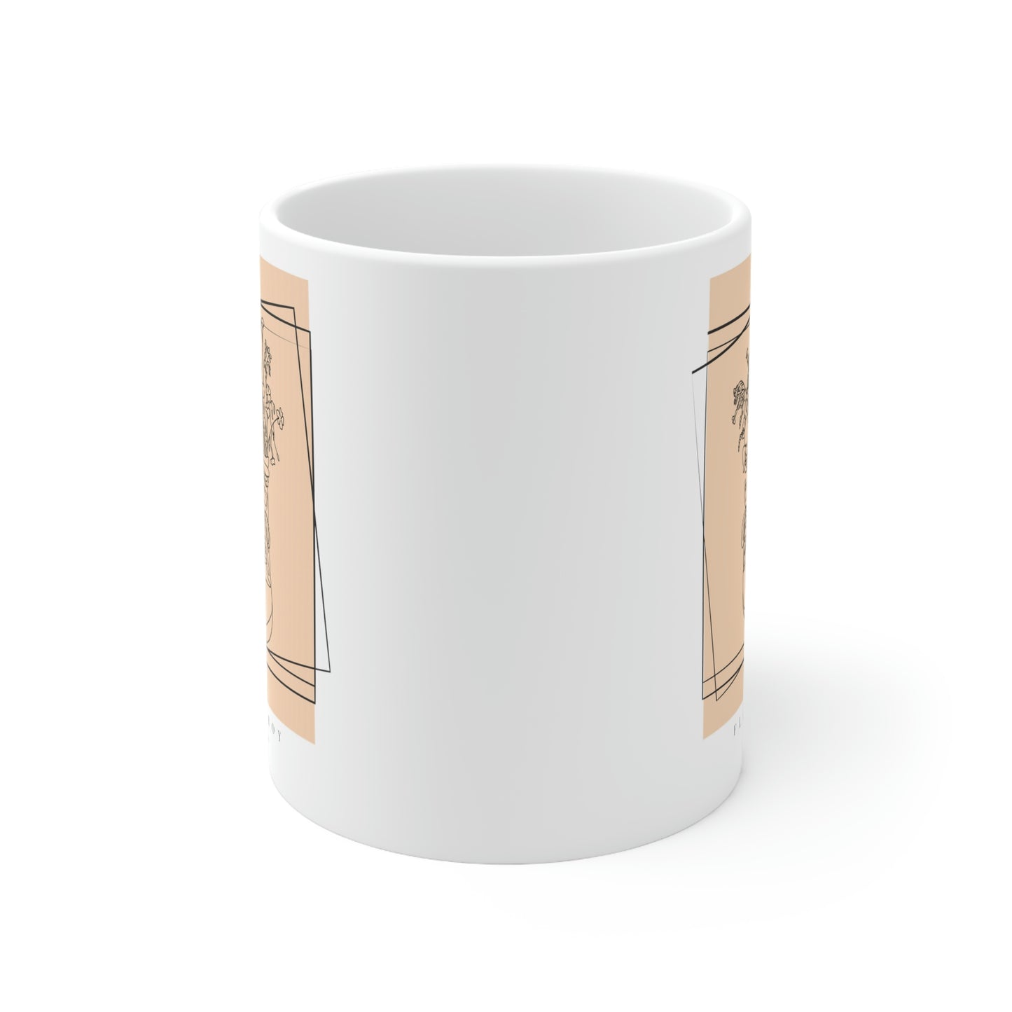Flower Boy Ceramic Mug