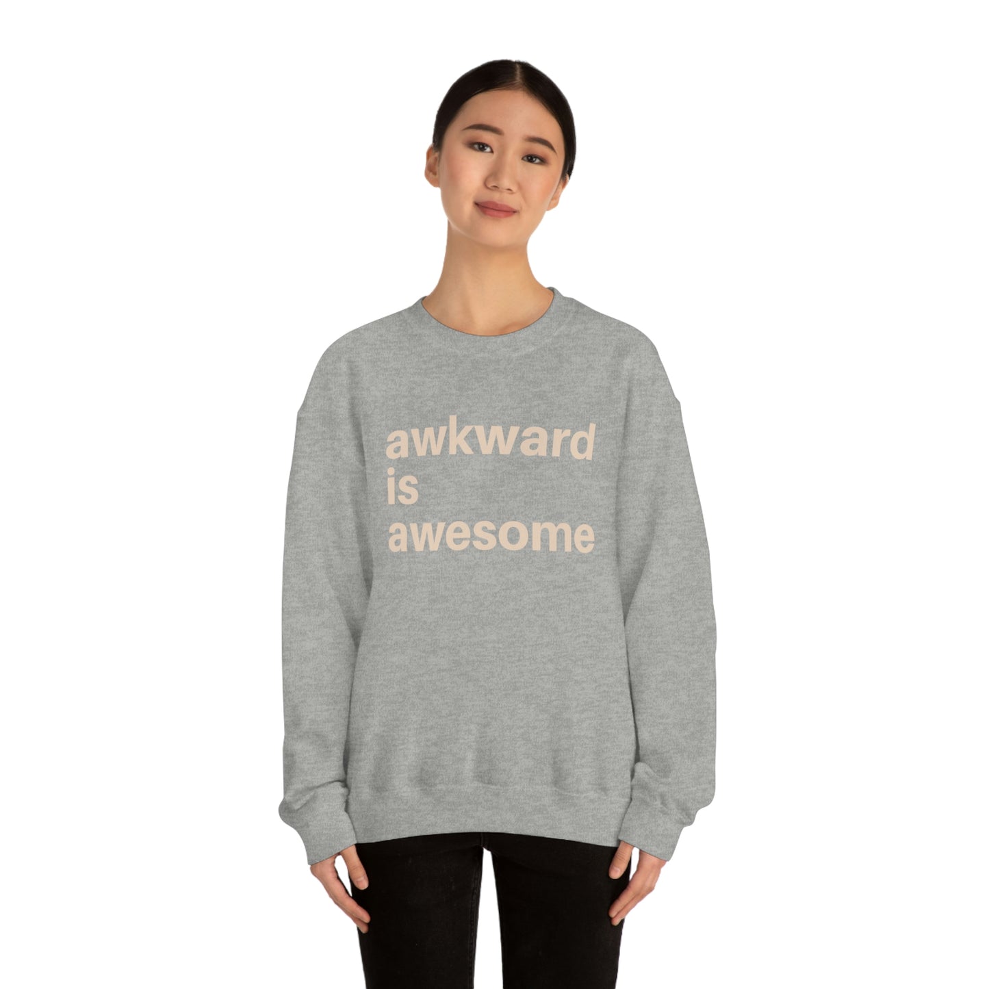 Awkward Is Awesome Crewneck Sweatshirt