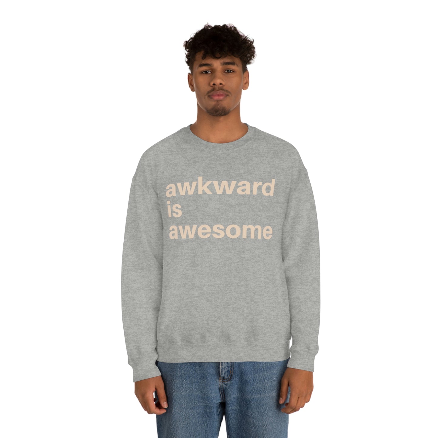 Awkward Is Awesome Crewneck Sweatshirt