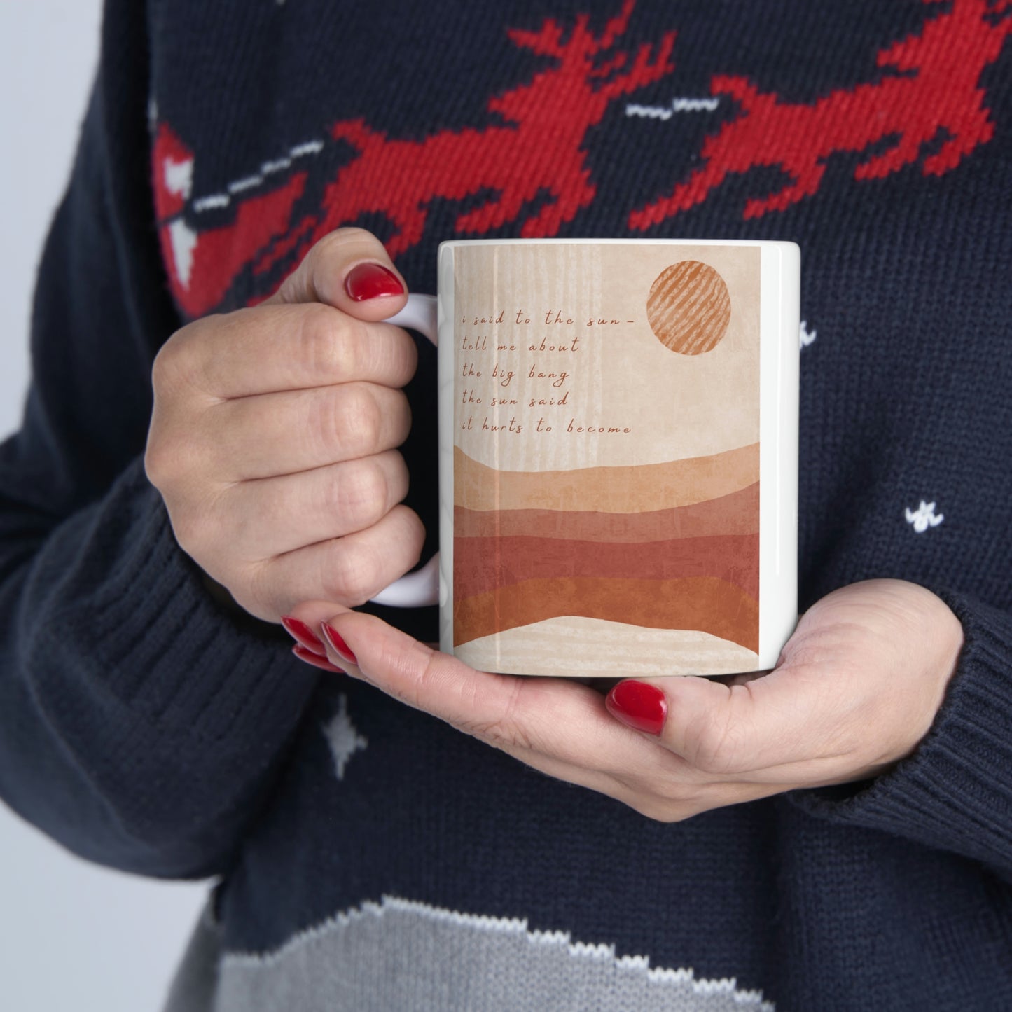 It Hurts To Become Ceramic Mug