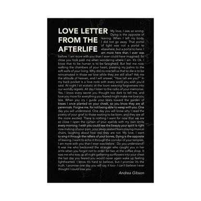 Love Letter from the Afterlife Poster