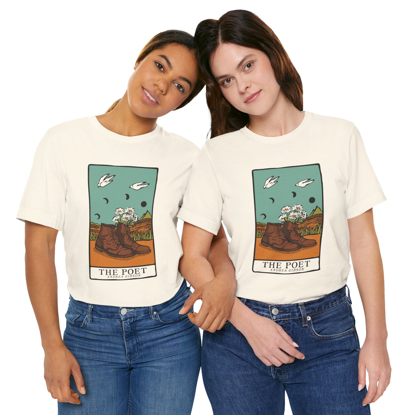 The Poet's Boots T-Shirt - Ivory
