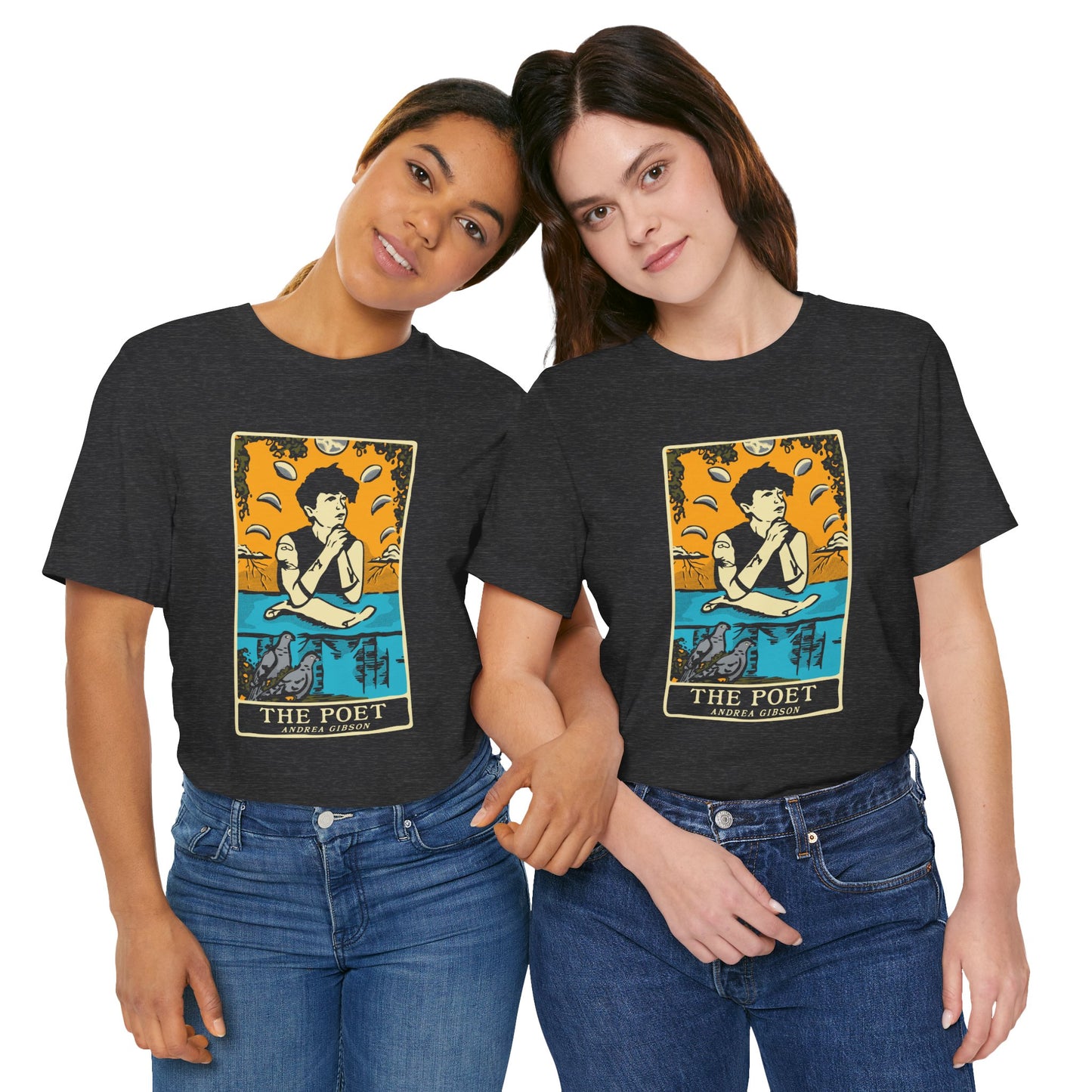 The Poet T-Shirt - Charcoal