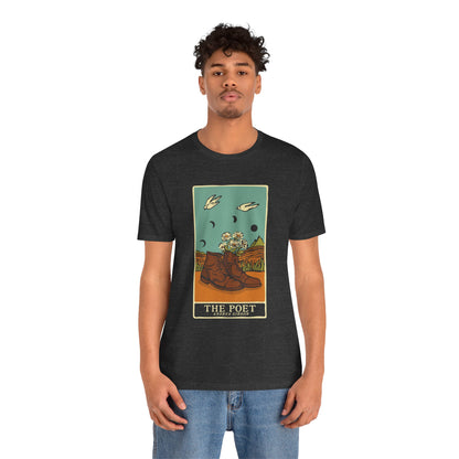 The Poet's Boots T-Shirt - Charcoal