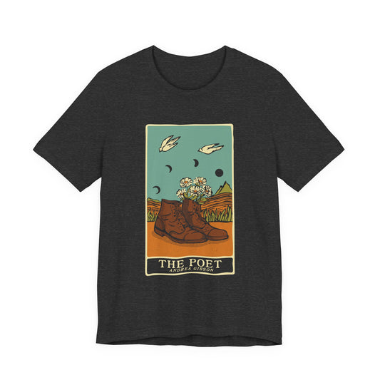 The Poet's Boots T-Shirt - Charcoal