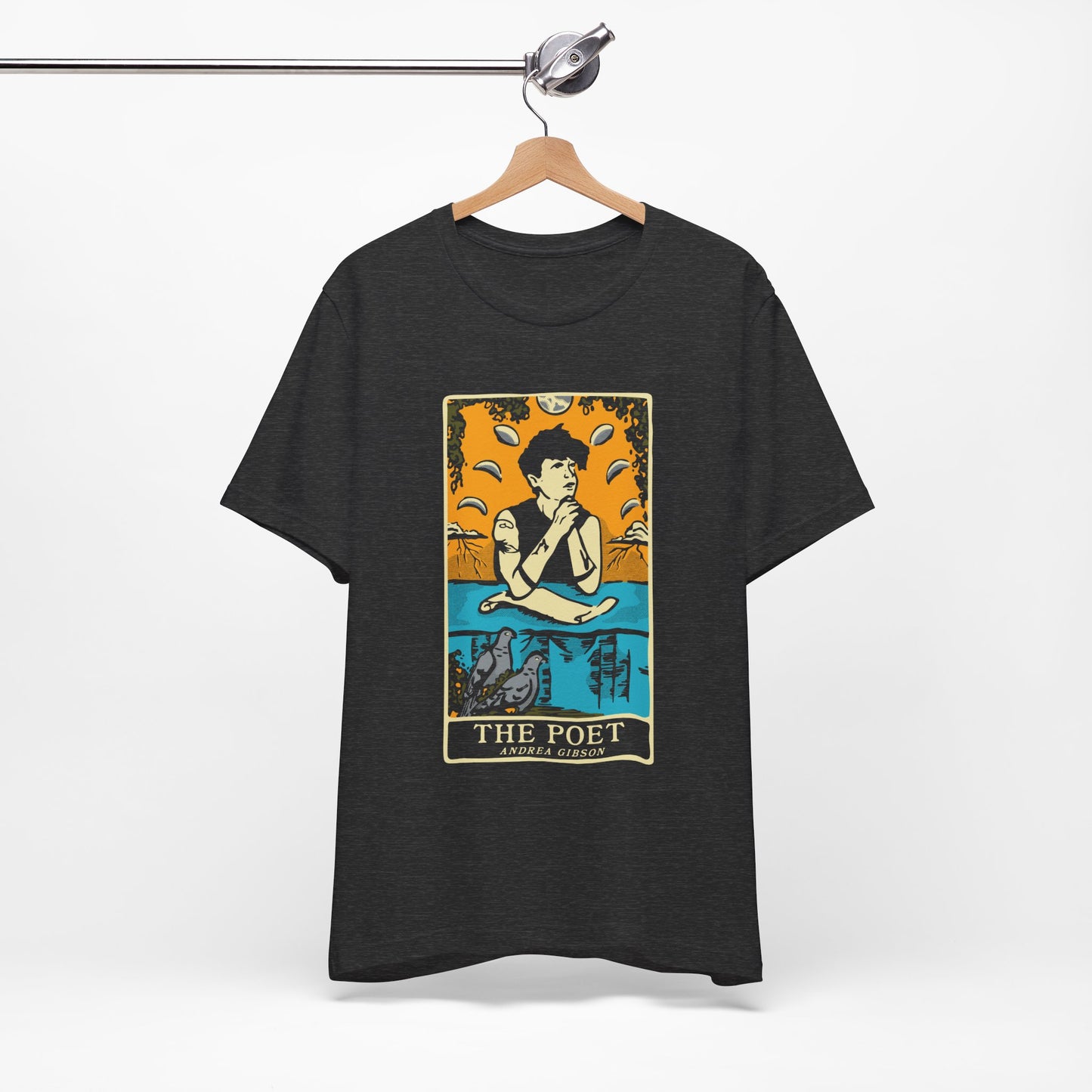 The Poet T-Shirt - Charcoal
