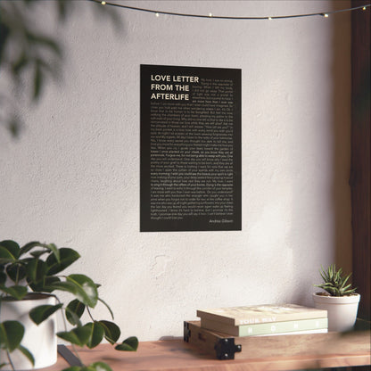 Love Letter from the Afterlife Poster