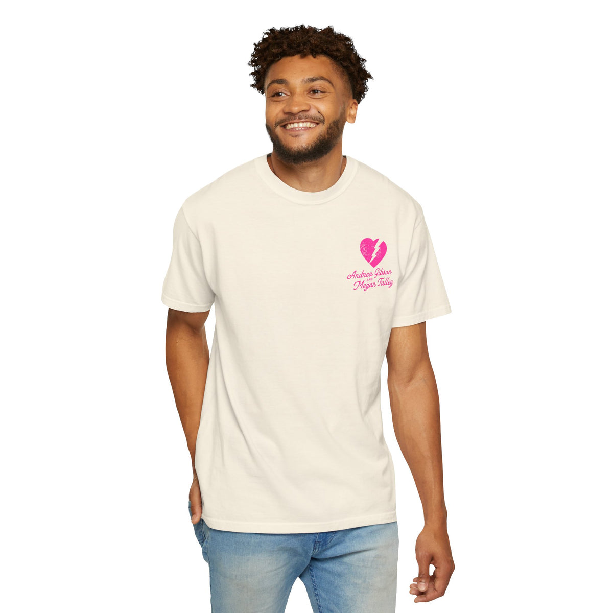 Tattoo T-Shirt (Ivory & Hot Pink)