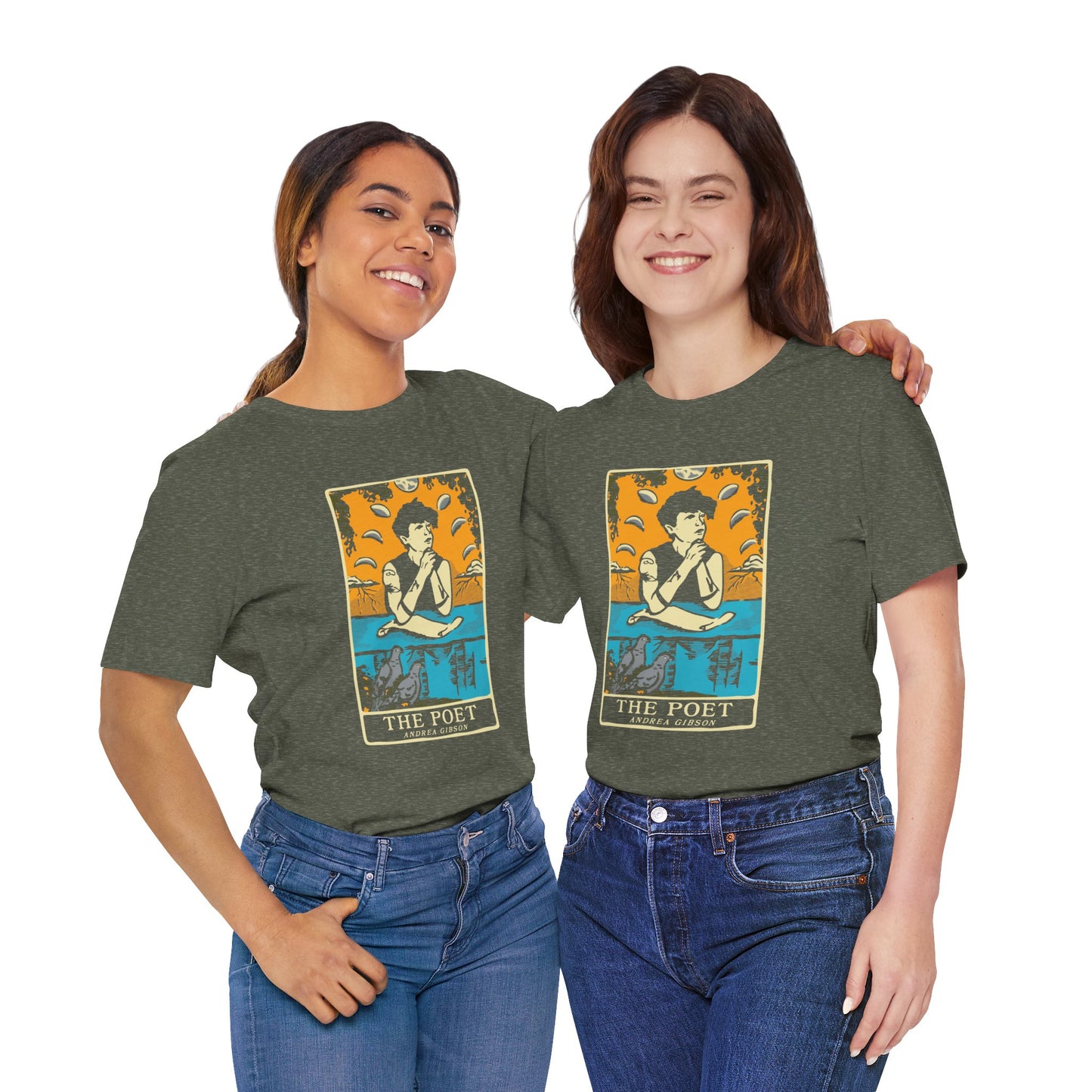 The Poet T-Shirt - Heather Green