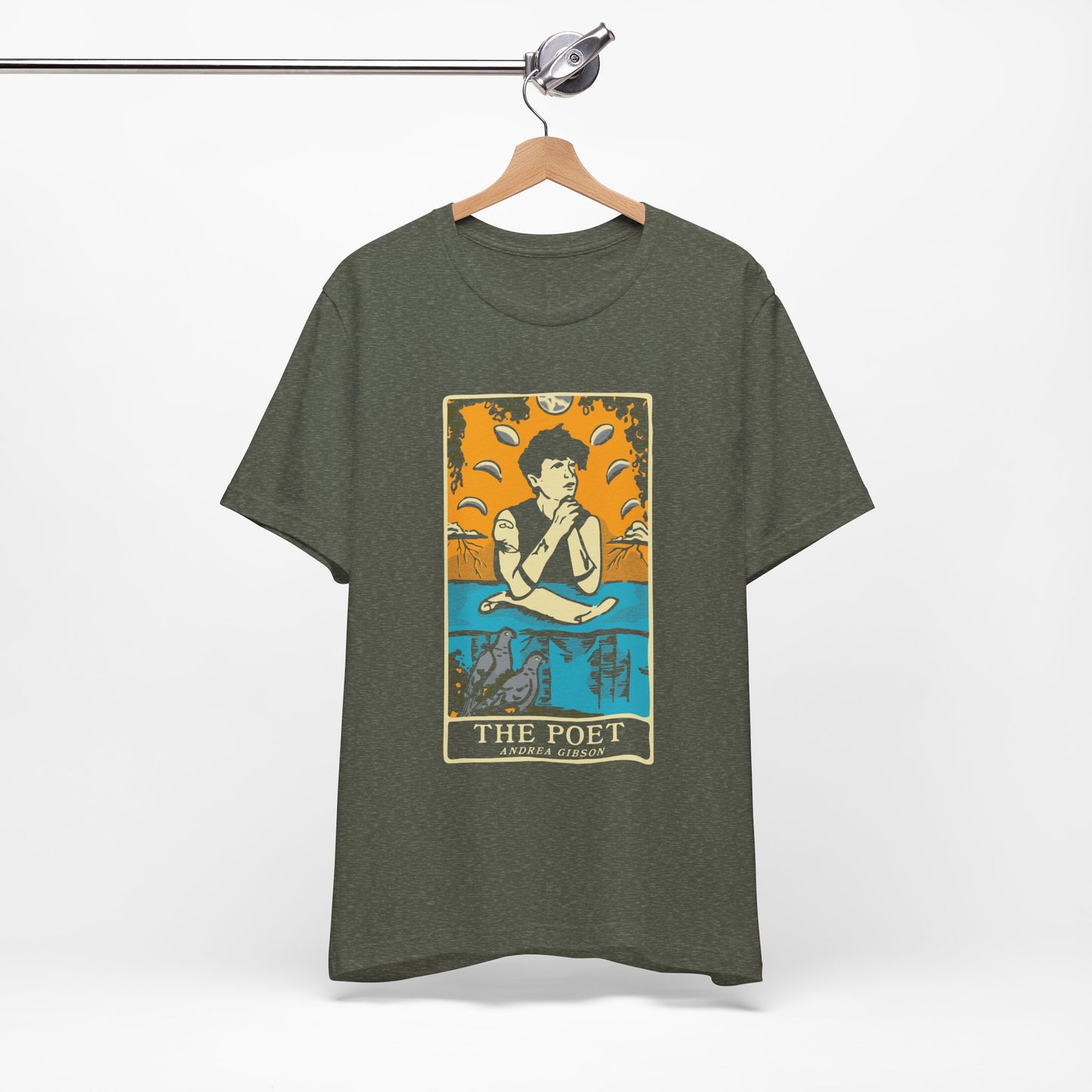 The Poet T-Shirt - Heather Green