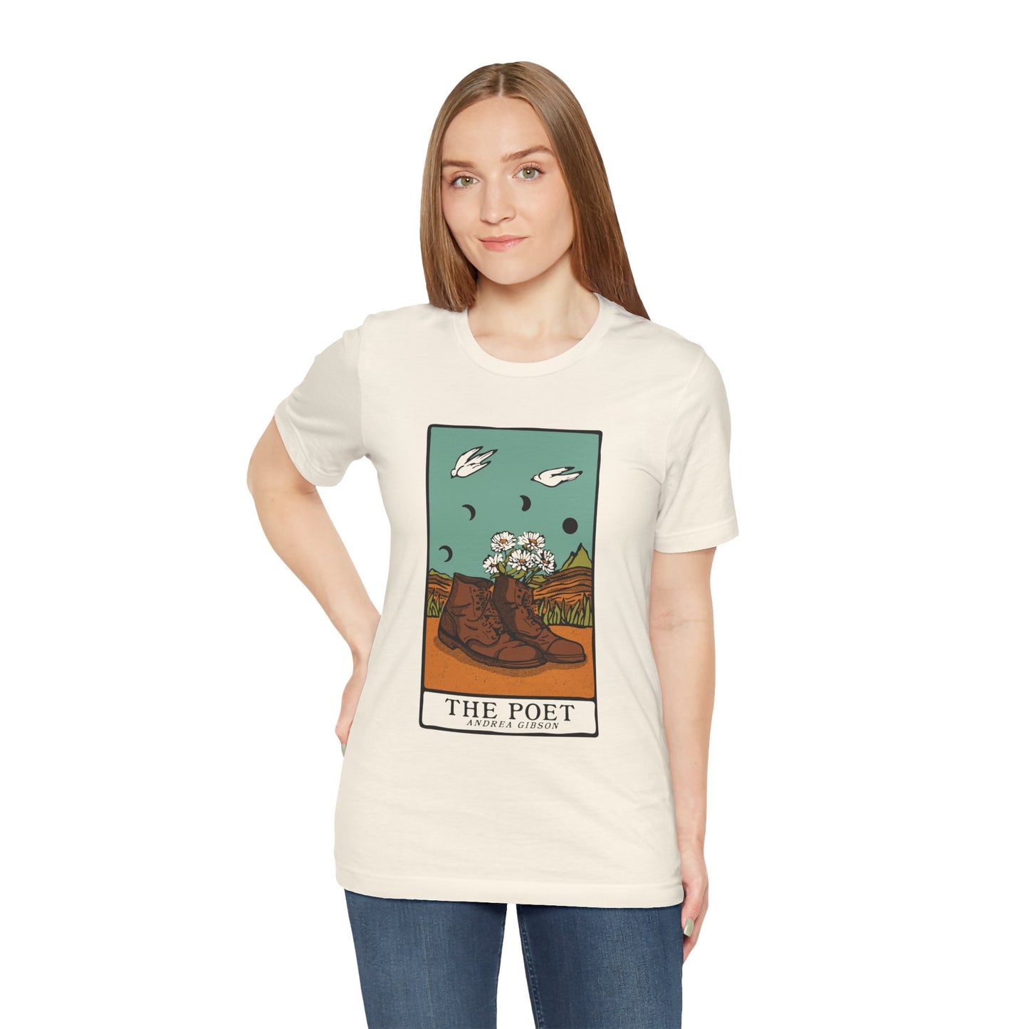 The Poet's Boots T-Shirt - Ivory