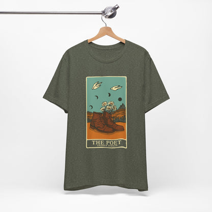 The Poet's Boots T-Shirt - Heather Green
