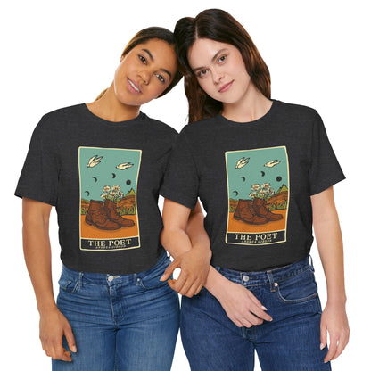 The Poet's Boots T-Shirt - Charcoal