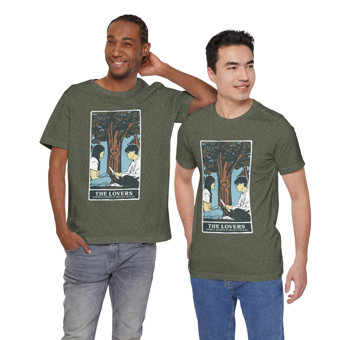 The Lovers T-Shirt - Heather Green