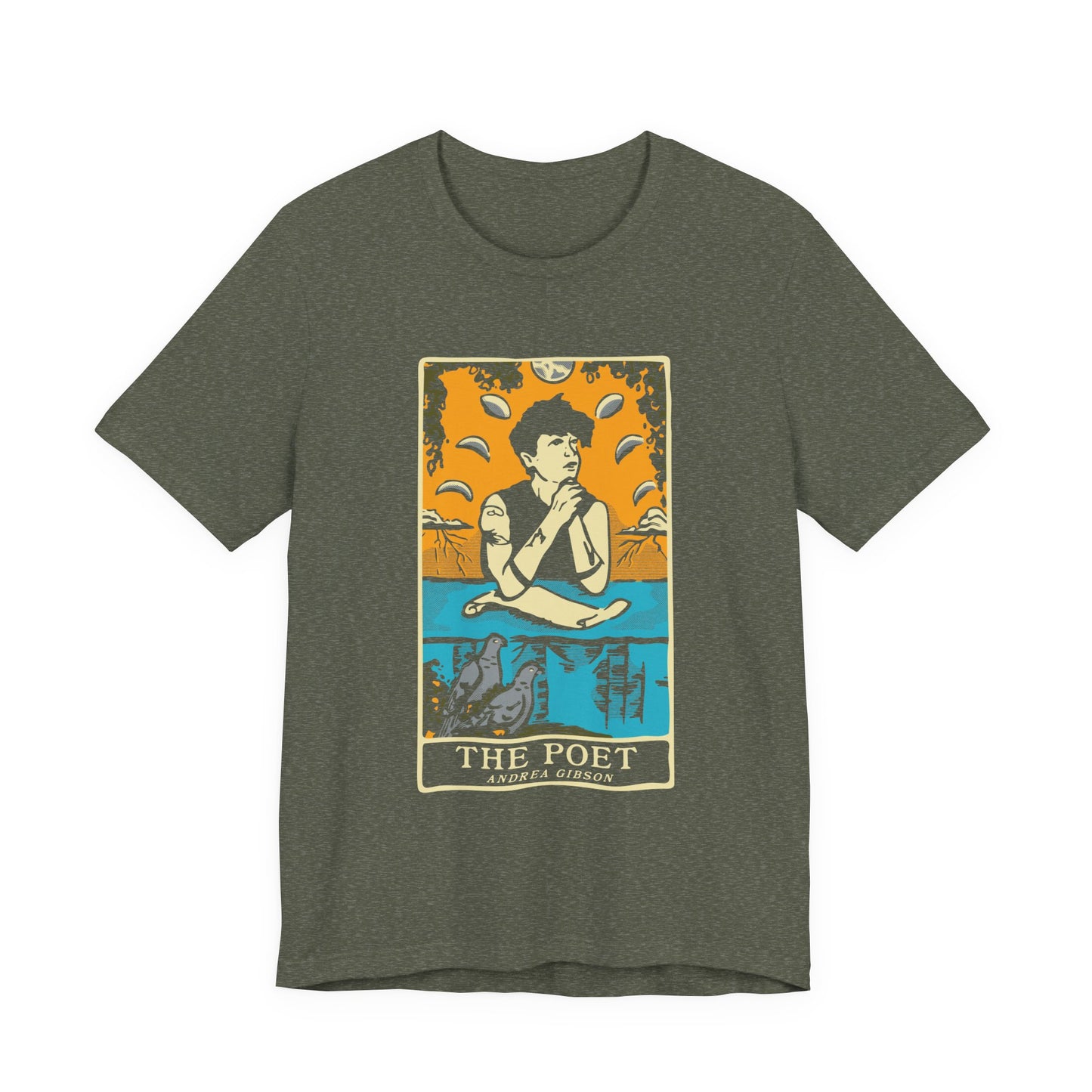 The Poet T-Shirt - Heather Green