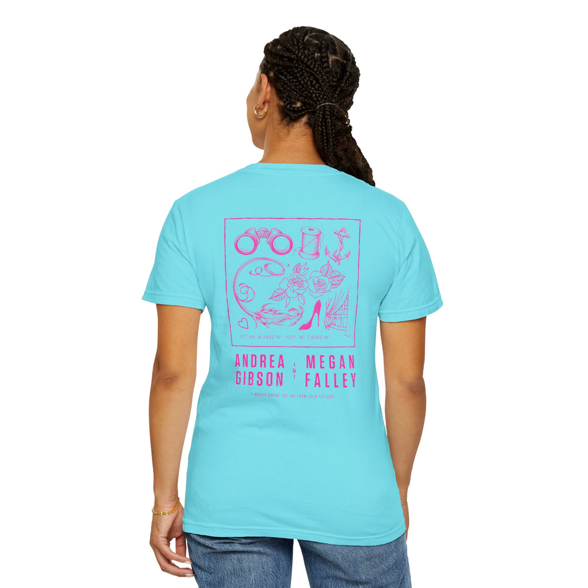 Tattoo T-Shirt (Lagoon Blue)