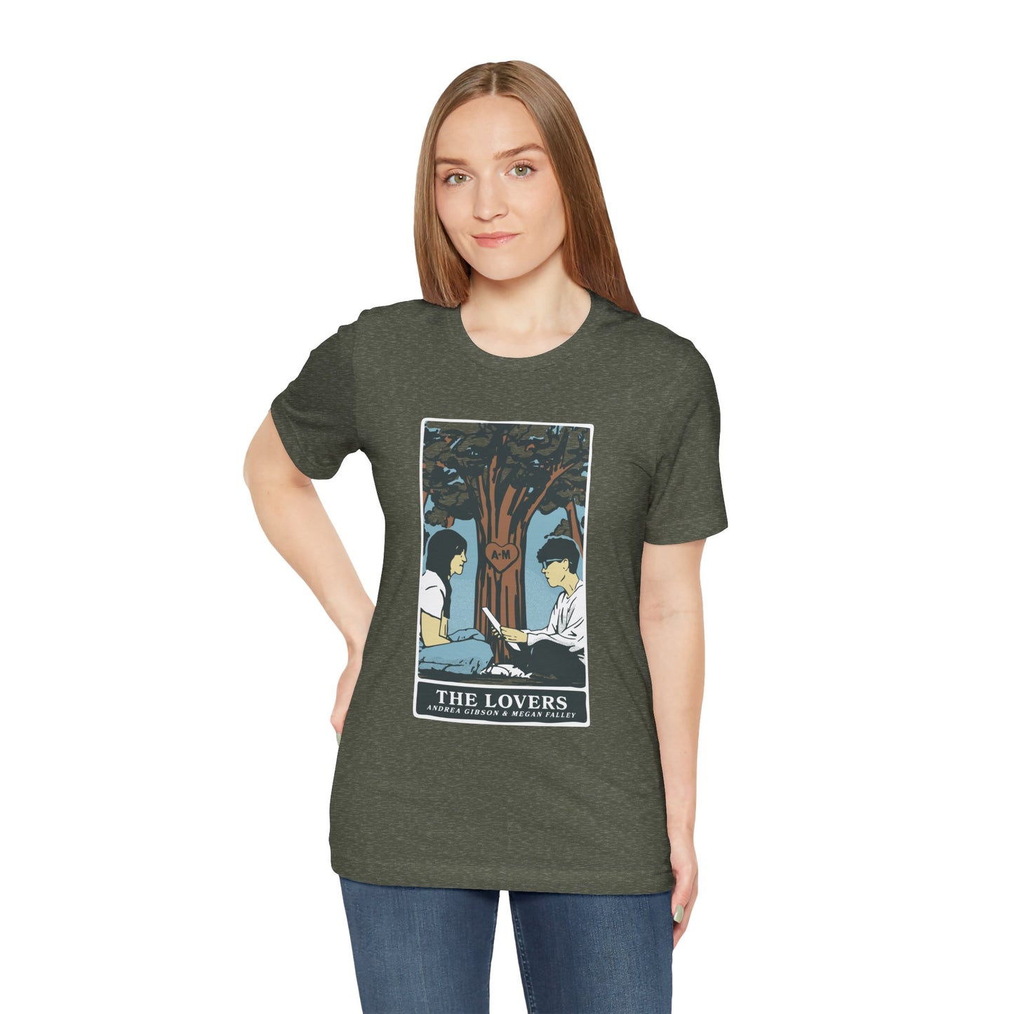 The Lovers T-Shirt - Heather Green