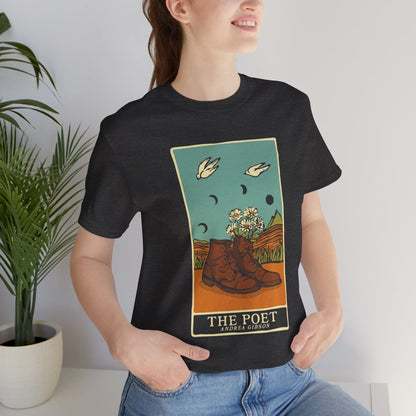 The Poet's Boots T-Shirt - Charcoal