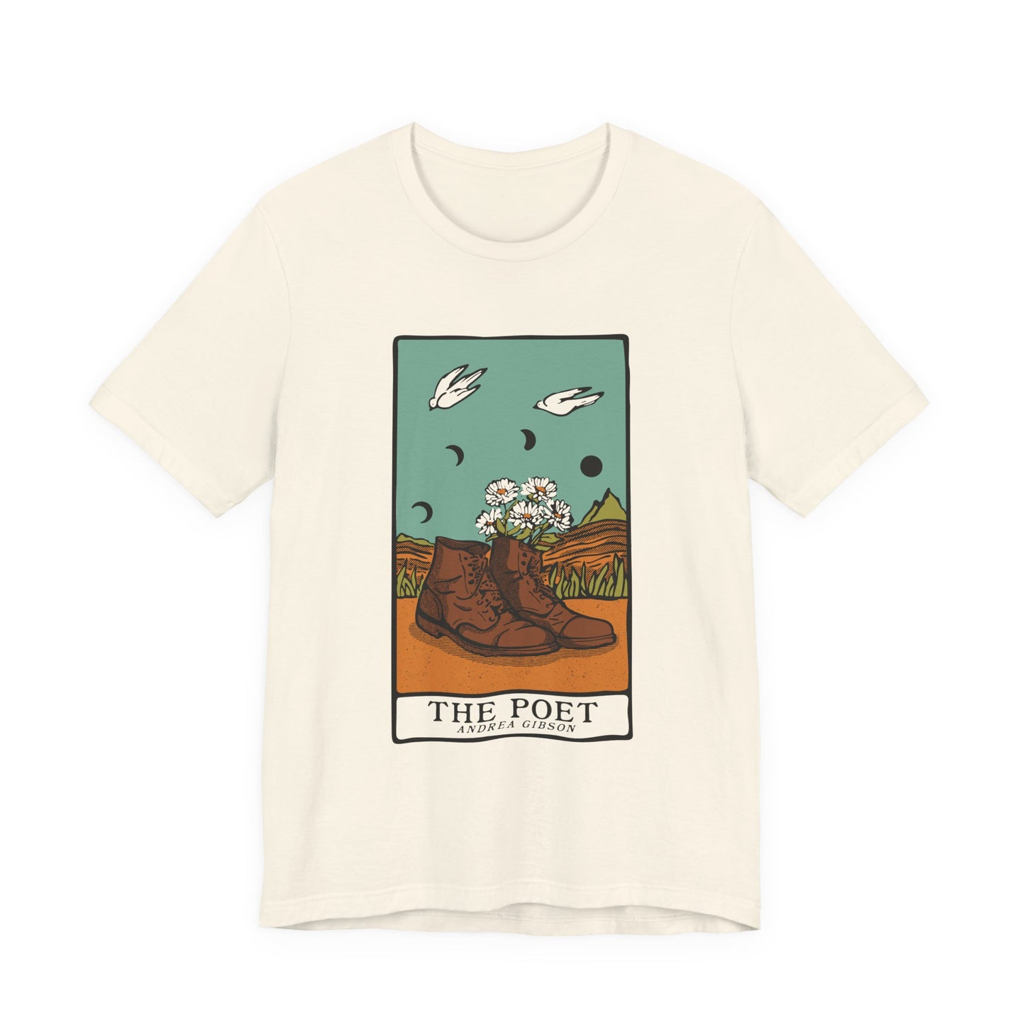 The Poet's Boots T-Shirt - Ivory