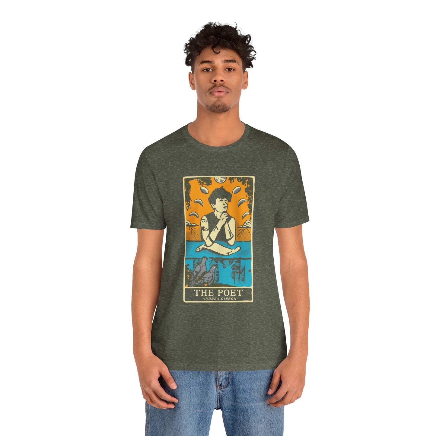 The Poet T-Shirt - Heather Green