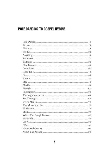 POLE DANCING TO GOSPEL HYMNS - SIGNED COPIES AVAILABLE