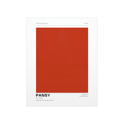 Pansy Poster