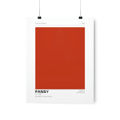 Pansy Poster